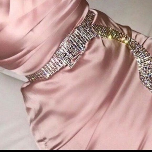 Silver Rhinestone bling belt main image 5